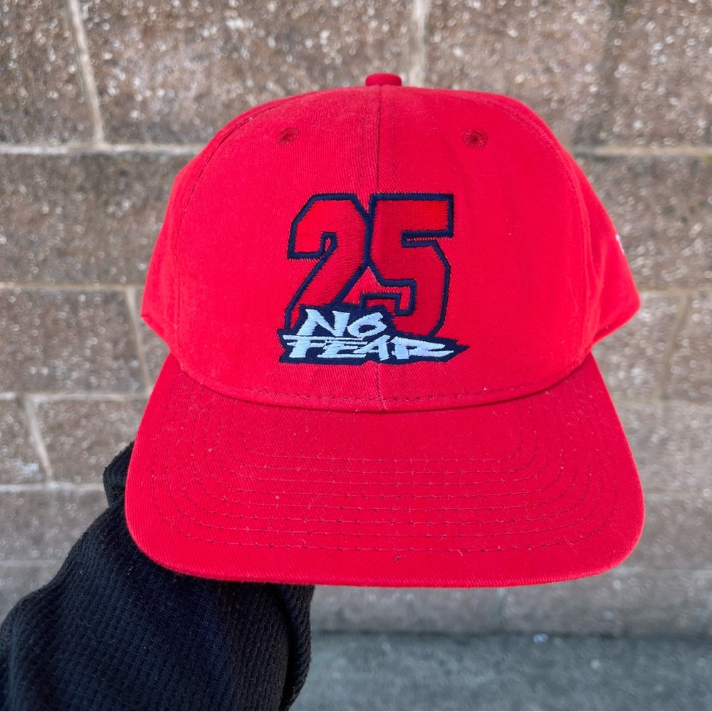 No Fear x Mark McGuire Vintage Snapback Hat 90s Baseball St. Louis Cardinals